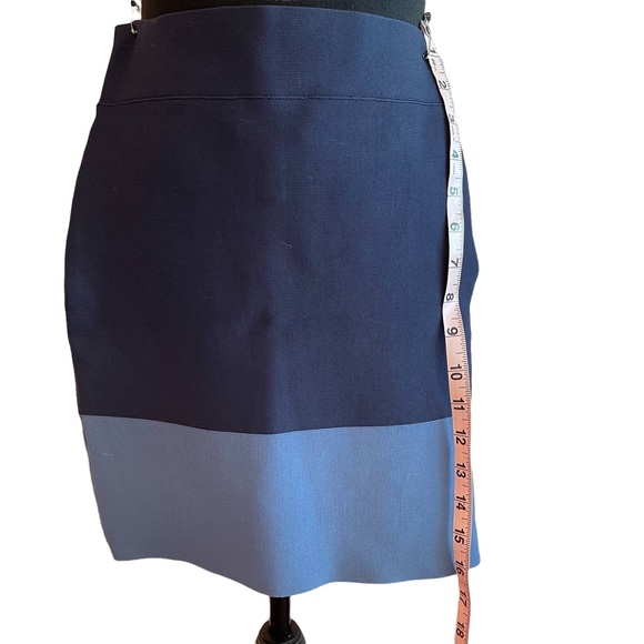 BCBG blue color block bandage skirts XXS - Picture 7 of 9